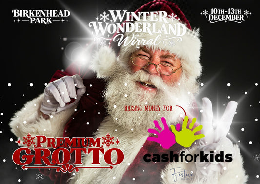 Winter Wonderland Wirral Premium Grotto raising money for Cash for Kids